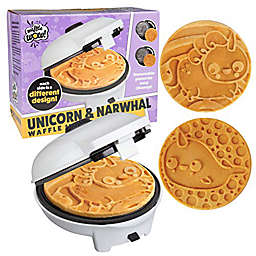Unicorn and Narwhal Waffler & Pancake Maker w 2 Interchangeable Plates for Pancakes or Waffles- 8