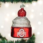Alternate image 1 for Old World Christmas Glass Blow Christmas Ornament Ohio State Football