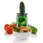 Alternate image 2 for Megachef 4 in 1 Stainless Steel Electric Salad Maker, Salad Shooter, Shredder, Slicer, Chopper, Shooter with One-Touch Control and Attachments