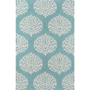 Momeni Veranda Area Rug, Aqua, 3'9" X 5'9". View a larger version of this product image.
