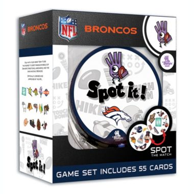 MasterPieces Officially Licensed NFL Denver Broncos Spot It Game for Kids and Adults. View a larger version of this product image.