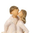 Alternate image 3 for Infinity Merch Kissing Couples Statues Sculpture for Home Decor