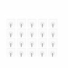 Alternate image 0 for Kitcheniva 20pcs Self Adhesive Hooks Heavy Duty Wall Seamless Hanger Stainless Steel Style 2