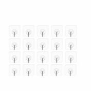 Kitcheniva 20pcs Self Adhesive Hooks Heavy Duty Wall Seamless Hanger Stainless Steel Style 2