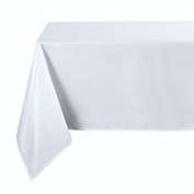 Kate Aurora Basics All Purpose Spill Proof Fabric Tablecloths - 70in. Round, White