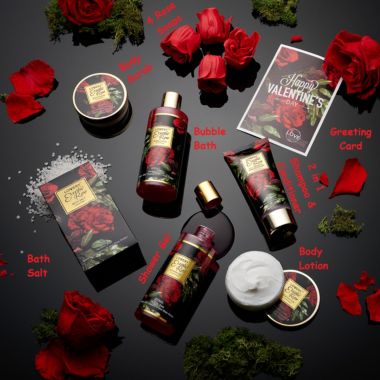 Lovery Spa Gifts for Women, Bath and Body Gift Set, Exotic Rose Gift Basket. View a larger version of this product image.
