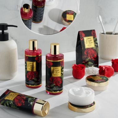 Lovery Spa Gifts for Women, Bath and Body Gift Set, Exotic Rose Gift Basket. View a larger version of this product image.