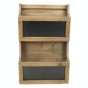 Cheungs Home Decorative Farmhouse Inspired 2 Tier Storage Piece