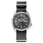 Alternate image 0 for Seiko 5 Sports 24-Jewel Stainless Steel Watch with Brown Nylon Strap