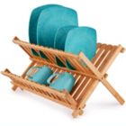 Alternate image 0 for Zulay Kitchen Foldable Bamboo Dish Drying Rack