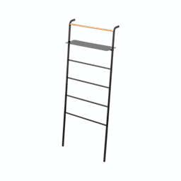 Yamazaki Home Tower Leaning Ladder Rack with Shelf - Steel