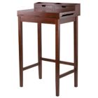 Alternate image 0 for Brighton High Desk with 2 Drawers, Walnut