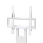 Alternate image 1 for Proman Products Modern TV Stand with with Adjustable Mount and 2 Shelves, Pure White
