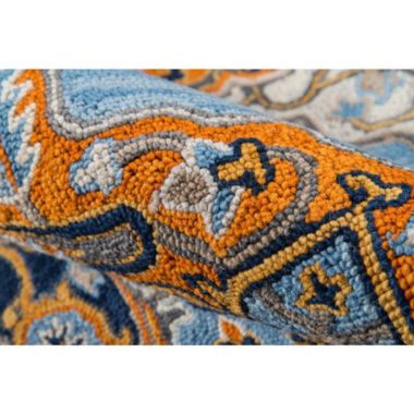 Momeni Ibiza Area Rug, Blue, 8' X 10'. View a larger version of this product image.