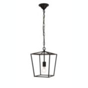 Elegant Lighting Maddox Collection 1 Light Pendant Lamp in Black Finish - 9.75"D x 14.5"H