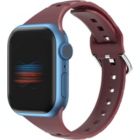 Alternate image 0 for Worryfree Gadgets Silicone Slim Bands for Apple Watch 38/40/41mm 42/44/45mm iWatch Band Series 8 7 6 SE 5 4 3 2 1  - 38/40/41mm - Wine Red