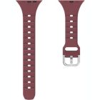 Alternate image 3 for Worryfree Gadgets Silicone Slim Bands for Apple Watch 38/40/41mm 42/44/45mm iWatch Band Series 8 7 6 SE 5 4 3 2 1  - 38/40/41mm - Wine Red