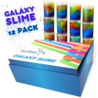 Alternate image 1 for Neliblu - 12 Pack Galaxy Slime - Assorted Unicorn Party Favors, Stress Relief Toys