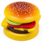 Alternate image 2 for Swan Cook 'N Grill Wood Toy BBQ Set - Includes Pretend Play Wooden Barbeque Food and Barbecue Grilling Tools for Boys and Girls