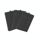 Alternate image 0 for 3 Pack Slim Reusable Hard Ice Pack for Lunch Box, Bento or Bag - Charcoal - Lightweight Design, Fits Easily - Keep Cool Freezer Cold Packs, Lasts For Hours - Perfect for Kids or Adults!