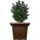 Alternate image 1 for The HC Companies Terrazzo Square Planter, Chocolate - 20"