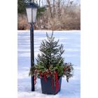 Alternate image 2 for The HC Companies Terrazzo Square Planter, Chocolate - 20"