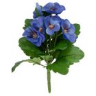 Alternate image 0 for Allstate 8" Blue Pansy Artificial Silk Floral Bouquet