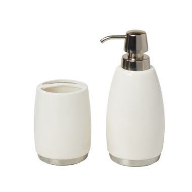 SKL Home Saturday Knight Ltd Ari Stylish Handsome classic look Lotion/Soap Dispenser 7.88x3.38x3.38" - Natural. View a larger version of this product image.