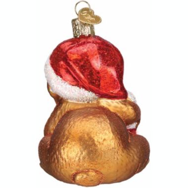 Old World Christmas Collection- Glass Blown Ornament  Playful Cub. View a larger version of this product image.