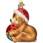 Alternate image 2 for Old World Christmas Collection- Glass Blown Ornament  Playful Cub