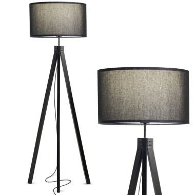 Eden LED Tripod Floor Lamp - Black. View a larger version of this product image.