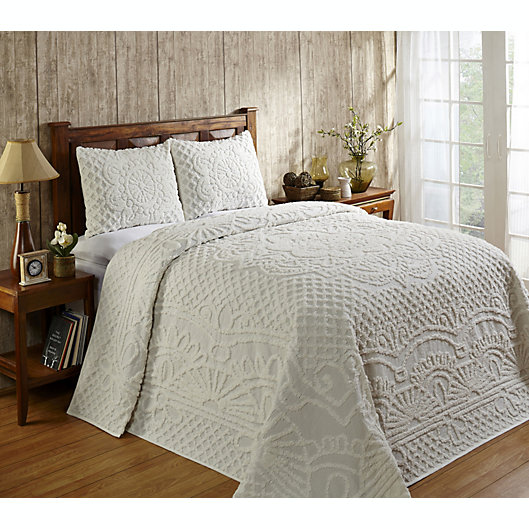 Better Trends Ashton 100% Cotton Tufted Chenille Bedspread Assorted Sizes Colors 
