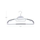 Alternate image 1 for SONGMICS Plastic Hangers Space Saving Clothes Hangers, Ultra Thin with Non Slip Rubber Coating, Scarf and Tie Bar, 360Â° Swivel Hook, Dark Gray,