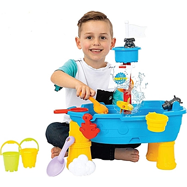 ToyVelt Sand Water Table for Toddlers - 21-Piece Water Play Table for Kids Outdoor and Indoor with Accessories and Tools- Learning Sandbox Water Play Table for Boys and Girls Age 2-10 Years Old. View a larger version of this product image.