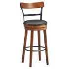 Alternate image 2 for Slickblue Set of 2 30.5 Inches Swivel Pub Height Dining Chair