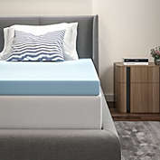 Flash Furniture Capri Comfortable Sleep 3 inch Cool Gel Memory Foam Mattress Topper - Twin