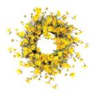 Alternate image 0 for Melrose Decorative Daisy Wreath 23"D Polyester