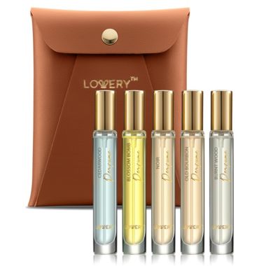 Luxe Perfume Set for Men, 6pc Woody Scented Colognes, Eau de Toilette Parfum. View a larger version of this product image.