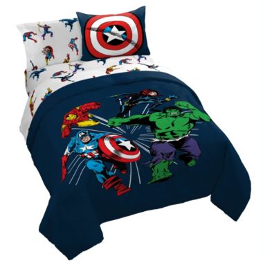 Saturday Park Marvel Invincible 100% Organic Cotton Bed Set. View a larger version of this product image.