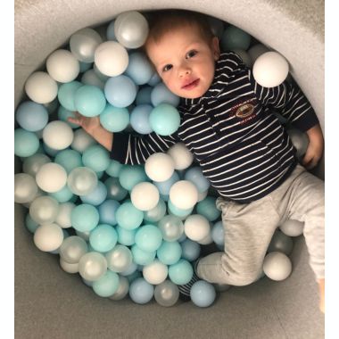 Boomboleo Ball Pit with 200 Balls Blue Moon. View a larger version of this product image.