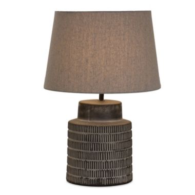 Slickblue Table Lamp 21"H Terra Cotta/Linen. View a larger version of this product image.