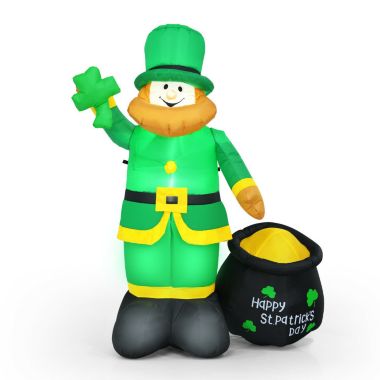 Slickblue Patrick's Day Inflatable Leprechaun for for Yard and Lawn-6 ft. View a larger version of this product image.