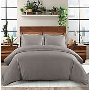 Egyptian Linens Solid 100% Cotton Duvet Cover Set - 600 Thread Count