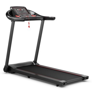 Slickblue 2.25HP Electric Running Machine Treadmill with Speaker and APP Control-Red. View a larger version of this product image.