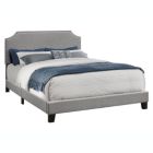Alternate image 0 for Contemporary Home Living 85.25" Gray Transitional Rectangular Bed Frame - Queen Size