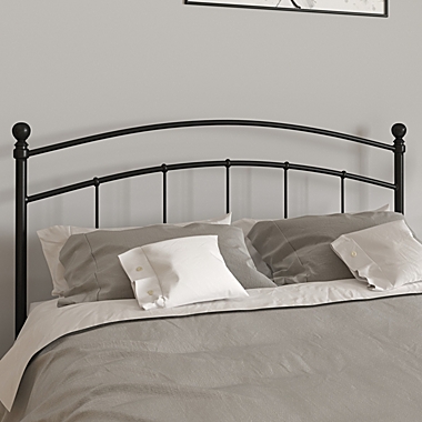 Merrick Lane Kildare Metal Queen Size Headboard Contemporary Arched Headboard With Adjustable Rail Slots. View a larger version of this product image.