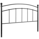 Alternate image 2 for Merrick Lane Kildare Metal Queen Size Headboard Contemporary Arched Headboard With Adjustable Rail Slots
