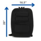 Alternate image 3 for FOMI Firm Lumbar Orthopedic Back Support   Gel and Foam Thoracic Support Pillow for Office, Car, Kitchen   Sciatica and Tailbone Pain Relief   Upper and Lower Back Posture Cushion