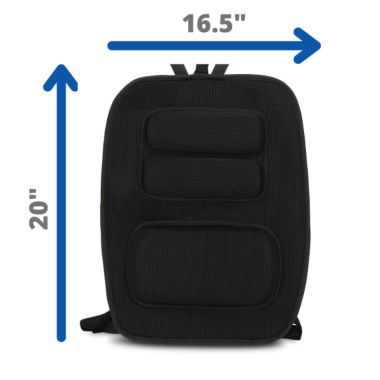 FOMI Firm Lumbar Orthopedic Back Support   Gel and Foam Thoracic Support Pillow for Office, Car, Kitchen   Sciatica and Tailbone Pain Relief   Upper and Lower Back Posture Cushion. View a larger version of this product image.