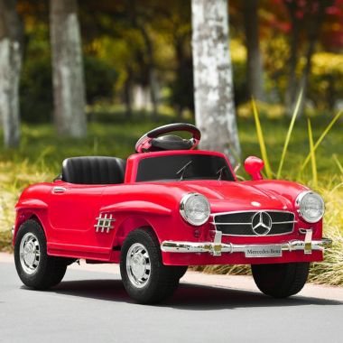 Costway RED MERCEDES BENZ 300SL AMG RC Electric Toy Kids Baby Ride